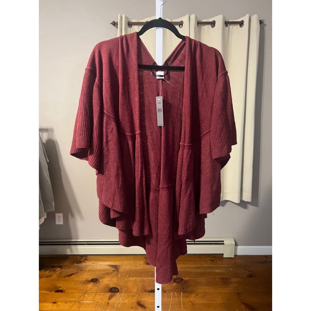 Women's Accessory St Cardigan One Size Burgundy